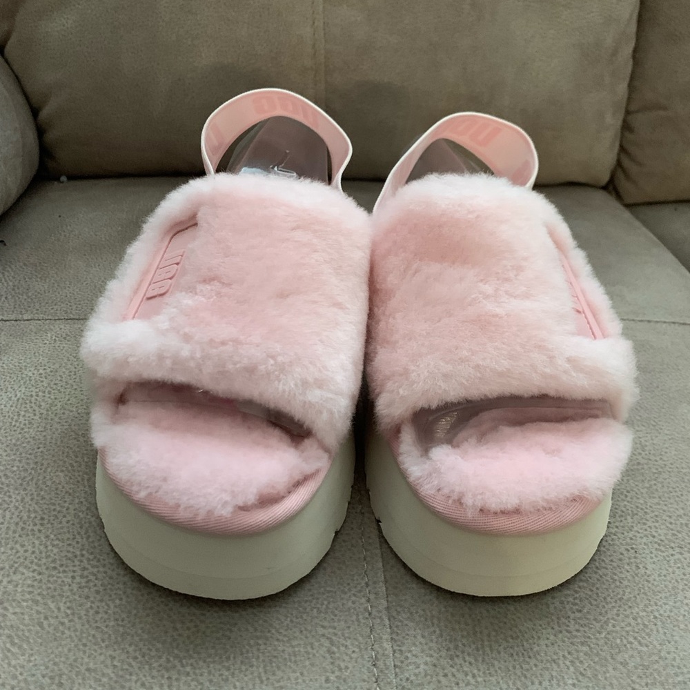 Ugg Disco Slide Slippers With Mini Ugg Backpack